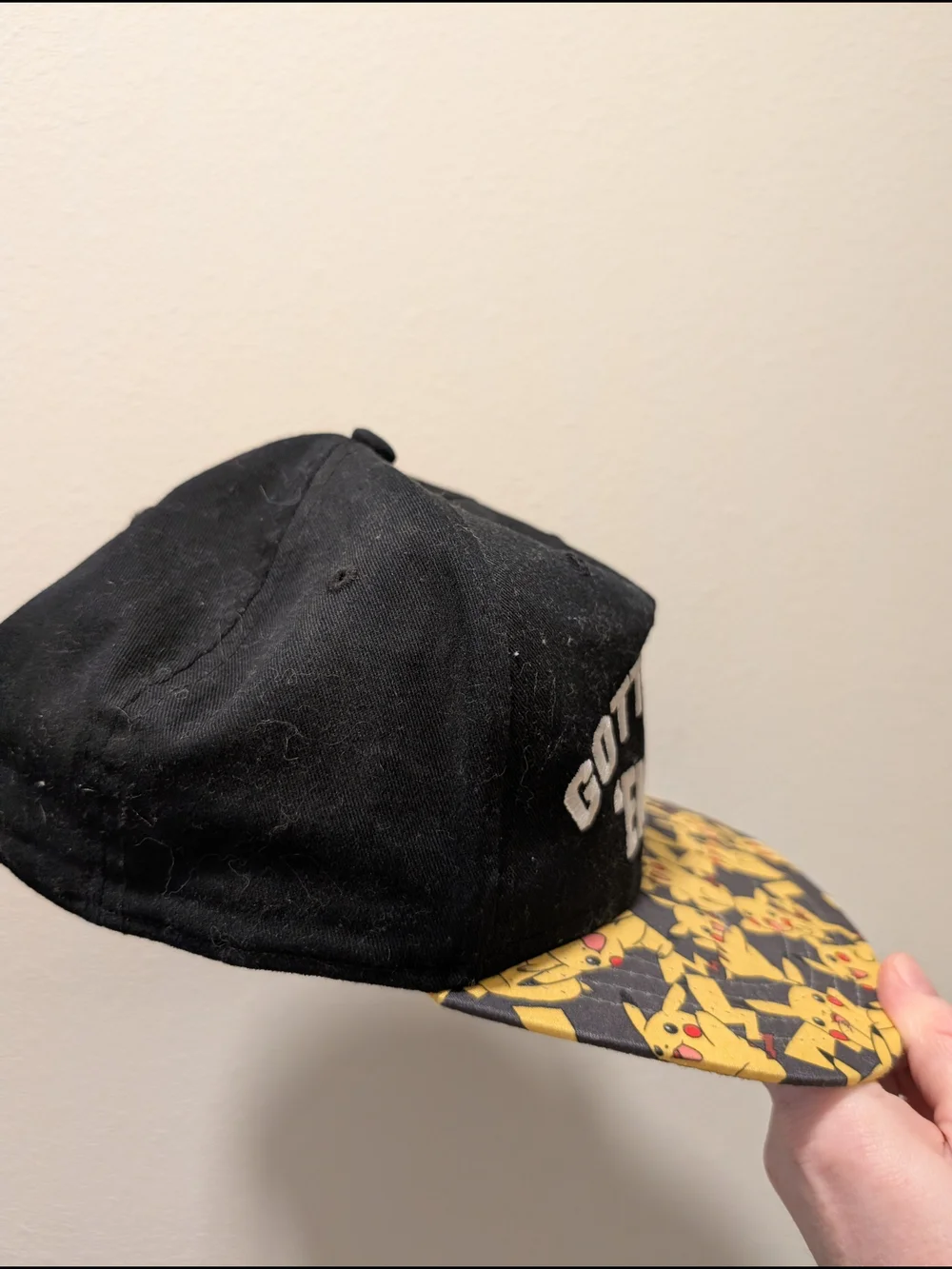 Pokémon 'Gotta Catch 'Em All' Pikachu Snapback Hat